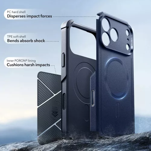 iPhone 18 Pro / iPhone 17 Pro kék ESR Cyber HaloLock tok-4894240303658 4 kép