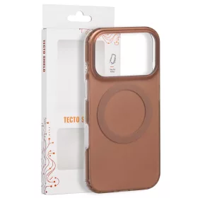  iPhone 17 Pro / 18 Pro 6,3" barna Tecto Shield Mistiq Mag tok-5908067006810 1 kép