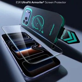 iPhone 18 Pro / iPhone 17 Pro fekete ESR UltraFit Armorite 2 darabos k-4894240306628 2 kép