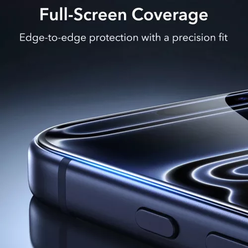 iPhone 18 Pro / iPhone 17 Pro fekete ESR UltraFit Armorite 2 darabos k-4894240306628 3 kép