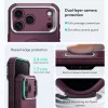 iPhone 18 Pro / iPhone 17 Pro matt mélybordó ESR Cyber Armor kitáma-4894240303924 7 kép