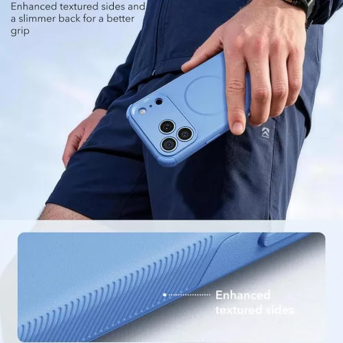 iPhone 18 Pro / iPhone 17 Pro világoskék ESR Cyber HaloLock tok-4894240303634 6 kép