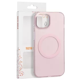  iPhone 15 6,1 hüvelykes rózsaszín Tecto Shield Mistiq Mag tok-5908067006414 1 kép