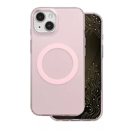  iPhone 15 6,1 hüvelykes rózsaszín Tecto Shield Mistiq Mag tok-5908067006414 2 kép