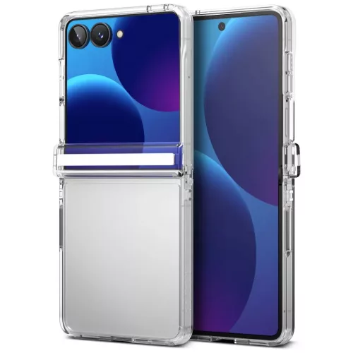  Galaxy Z Flip 8 Átlátszó Ringke Fusion Flap tok-8800328819399 3 kép