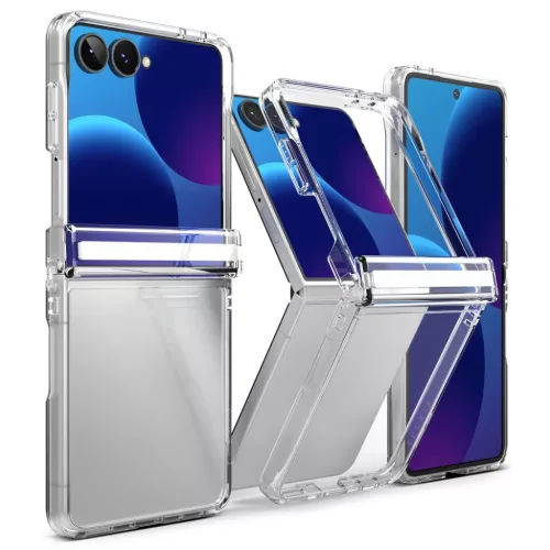 Galaxy Z Flip 8 Átlátszó Ringke Fusion Flap tok-8800328819399 4 kép