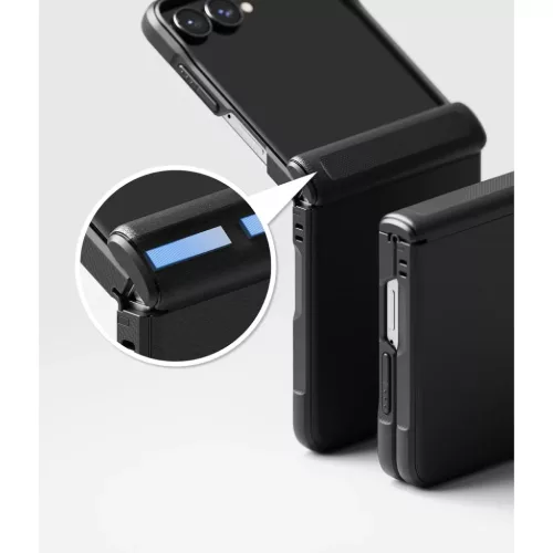  Samsung Galaxy Z Flip 8 fekete Ringke Onyx Flap MagSafe tok-8800380460591 8 kép