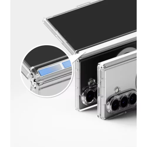  Samsung Galaxy Z Fold 8 Ultra átlátszó Ringke Fusion Flap Magnetic-8800328819320 6 kép