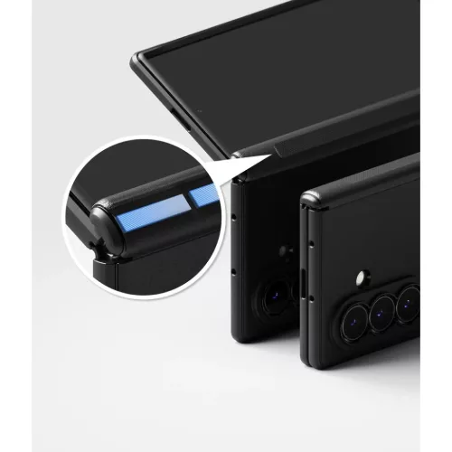  Samsung Galaxy Z Fold 8 Ultra fekete Ringke Onyx Flap mágneses MagSa-8800380460454 5 kép