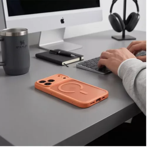  Apple iPhone 17 Pro Max / 18 Pro Max matt kozmikus narancssárga Tech-5906302341795 5 kép