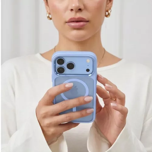  iPhone 17 Pro / 18 Pro világoskék–átlátszó Tech-Protect Magmat-5906302341740 6 kép
