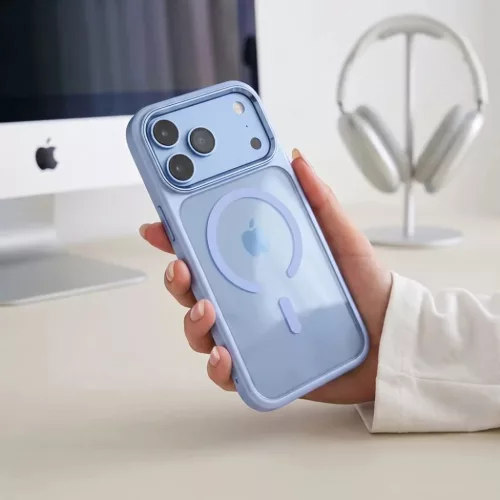  iPhone 17 Pro / 18 Pro világoskék–átlátszó Tech-Protect Magmat-5906302341740 8 kép