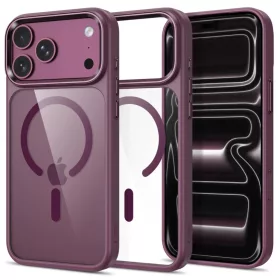  iPhone 17 Pro Max / 18 Pro Max sötét cseresznye/átlátszó Tech-Pr-5906302341771 1 kép