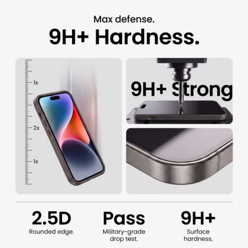  Apple iPhone 18 Pro Tech-Protect Easy Set+ átlátszó edzett üveg k-5906302325047 3 kép