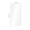 iPhone 18 Pro Max Átlátszó Tech-Protect Easy Set+ 3 db-os edzett ü-5906302325054 2 kép