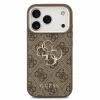  iPhone 18 Pro barna Guess PU 4G fém logós pántos tok-3666339676834 4 kép
