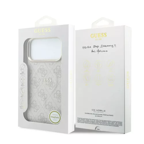  iPhone 18 Pro rózsaszín Guess 4G aranykeretes dombornyomott MagSafe-3666339655181 7 kép