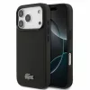 iPhone 18 Pro fekete Lacoste Iconic Petit Pique PVC MagSafe tok fém -3666339645069 1 kép