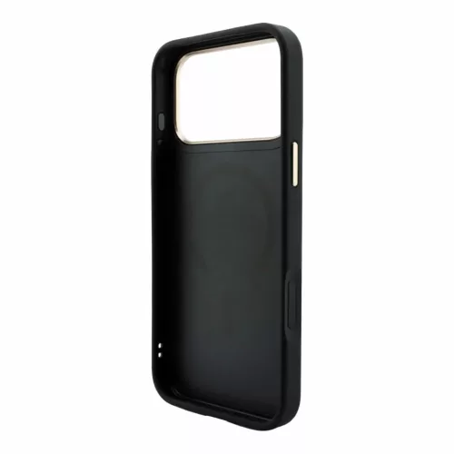  iPhone 18 Pro fekete Guess PU bőr 4G arany keretes dombornyomott Mag-3666339655068 6 kép