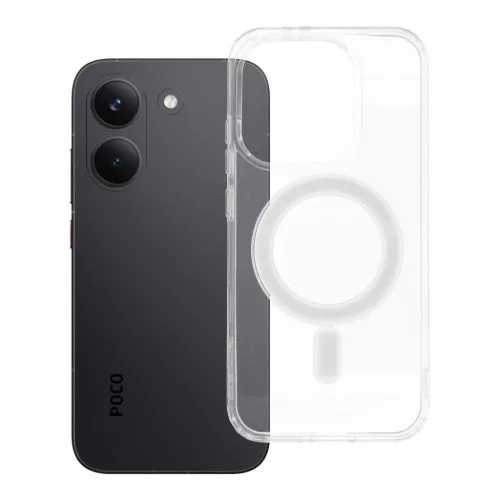  Poco X8 Pro 5G Átlátszó MagSafe kompatibilis tok-5903396491207 6 kép