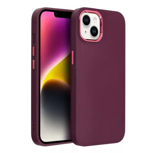  iPhone 17 Pro Max / 18 Pro Max sötét cseresznye Frame tok-5903396480485 3 kép