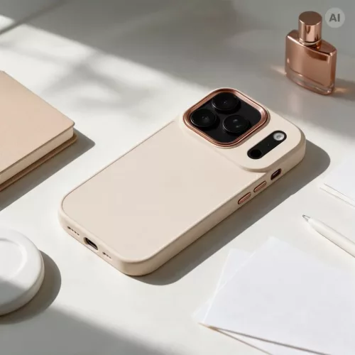  iPhone 17 Pro Max / 18 Pro Max arany Frame tok-5903396478918 3 kép