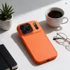  iPhone 17 Pro Max / 18 Pro Max Narancssárga Frame tok-5903396478895 3 kép