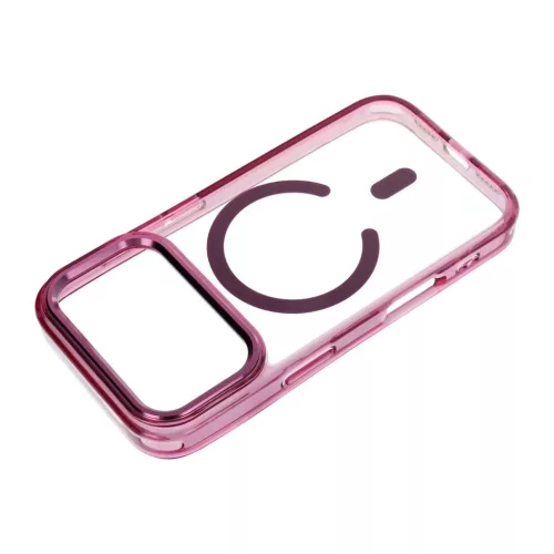  iPhone 17 Pro Max / 18 Pro Max sötét cseresznye Frame Clear Hybrid -5903396482014 2 kép