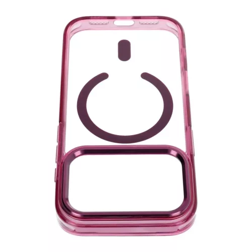  iPhone 17 Pro Max / 18 Pro Max sötét cseresznye Frame Clear Hybrid -5903396482014 3 kép