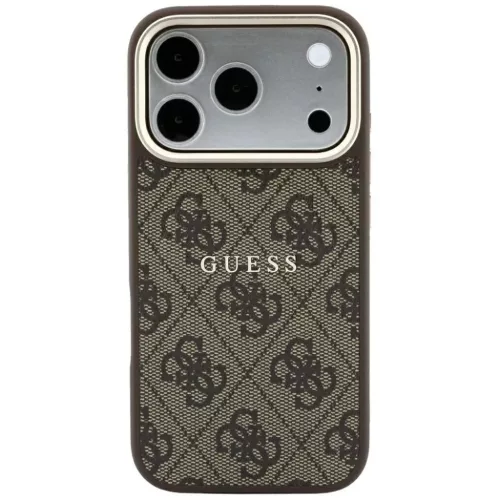  iPhone 18 Pro / iPhone 17 Pro barna Guess Embossed 4G Classic MagSafe-3666339655105 3 kép
