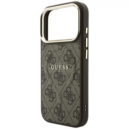  iPhone 18 Pro / iPhone 17 Pro barna Guess Embossed 4G Classic MagSafe-3666339655105 6 kép