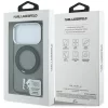  iPhone 18 Pro / 17 Pro fekete Karl Lagerfeld IML Ring Stand 360 Kameo-3666339661724 6 kép