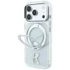  iPhone 18 Pro / 17 Pro Karl Lagerfeld IML Ring Stand 360 Kameo Metal -3666339661687 4 kép