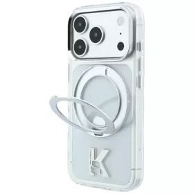  iPhone 18 Pro / 17 Pro Karl Lagerfeld IML Ring Stand 360 Kameo Metal -3666339661687 4 kép