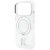  iPhone 18 Pro / 17 Pro Karl Lagerfeld IML Ring Stand 360 Kameo Metal -3666339661687 1 kép