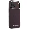  iPhone 18 Pro / 17 Pro bordó Karl Lagerfeld Grained Allover Logo Met-3666339660086 4 kép