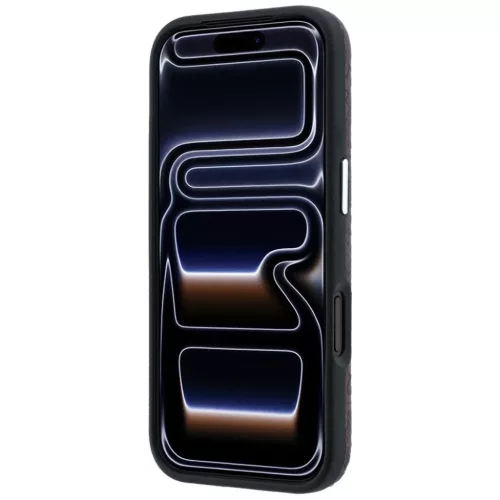  iPhone 18 Pro / 17 Pro bordó Karl Lagerfeld Grained Allover Logo Met-3666339660086 5 kép