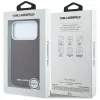  iPhone 18 Pro / 17 Pro bordó Karl Lagerfeld Grained Allover Logo Met-3666339660086 8 kép