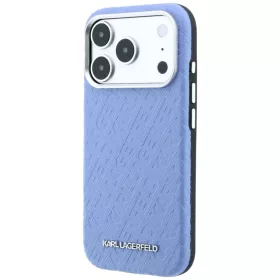  iPhone 18 Pro / 17 Pro kék Karl Lagerfeld szemcsés, teljes felület-3666339660000 2 kép