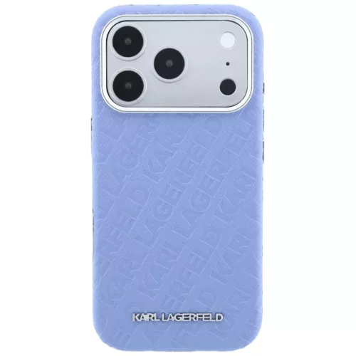  iPhone 18 Pro / 17 Pro kék Karl Lagerfeld szemcsés, teljes felület-3666339660000 3 kép