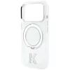  iPhone 18 Pro Max / 17 Pro Max Karl Lagerfeld IML Ring Stand 360 Kame-3666339661694 7 kép