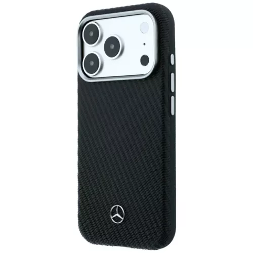  iPhone 17 Pro / 18 Pro Mercedes Leather Semi Wrap Wood Effect MagSafe-3666339651343 2 kép