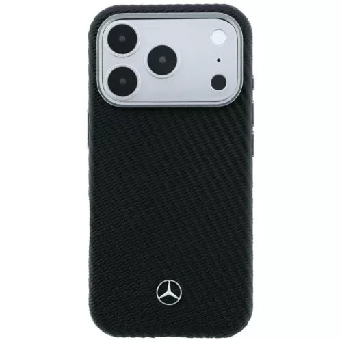  iPhone 17 Pro / 18 Pro Mercedes Leather Semi Wrap Wood Effect MagSafe-3666339651343 3 kép