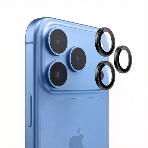 Apple iPhone 18 Pro / 18 Pro Max fekete Tech-Protect Camring Fit+ kame-5906302325016 3 kép
