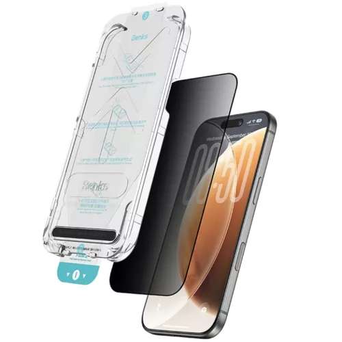  iPhone 18 Pro Max Benks Omni Warrior betekintésvédelmi edzett üveg-6948005931322 9 kép