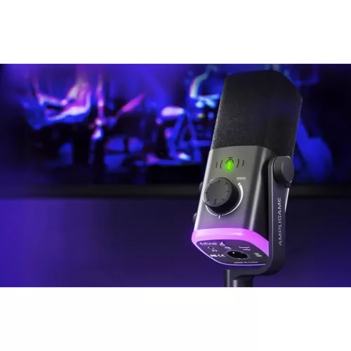 Fifine AmpliGame AM9 dinamikus mikrofon, fekete-5410464335030 4 kép