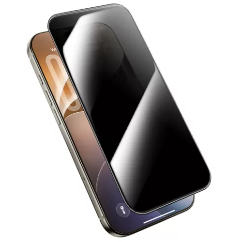  iPhone 18 Pro fekete Benks Ultra Shield Privacy edzett üveg kijelző-6948005932305 3 kép