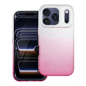  Apple iPhone 17 Pro / 18 Pro Átlátszó rózsaszín Shining tok-5903396478178 1 kép
