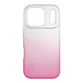  Apple iPhone 17 Pro / 18 Pro Átlátszó rózsaszín Shining tok-5903396478178 2 kép