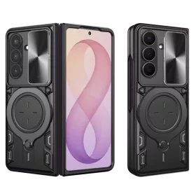   Samsung Galaxy Z Fold 8 Ultra fekete Techsuit CamGuard Pro tok